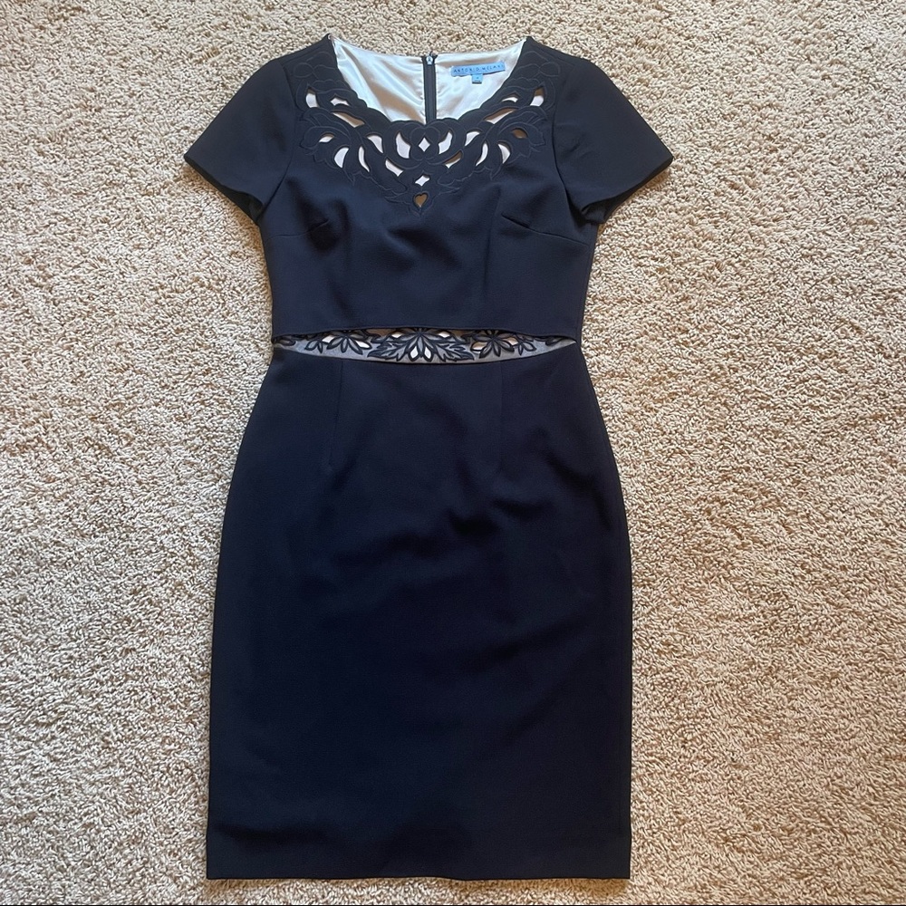 Antonio Melani Black Dress size 4. NWOT never worn.